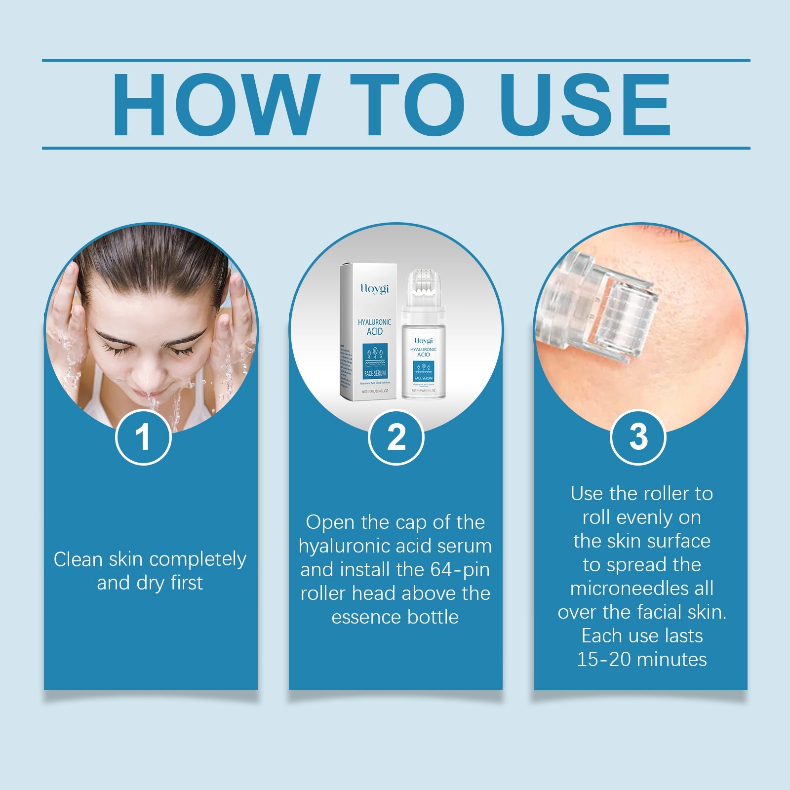 Hyaluronic Acid Face Serum for Hydrating Skin
