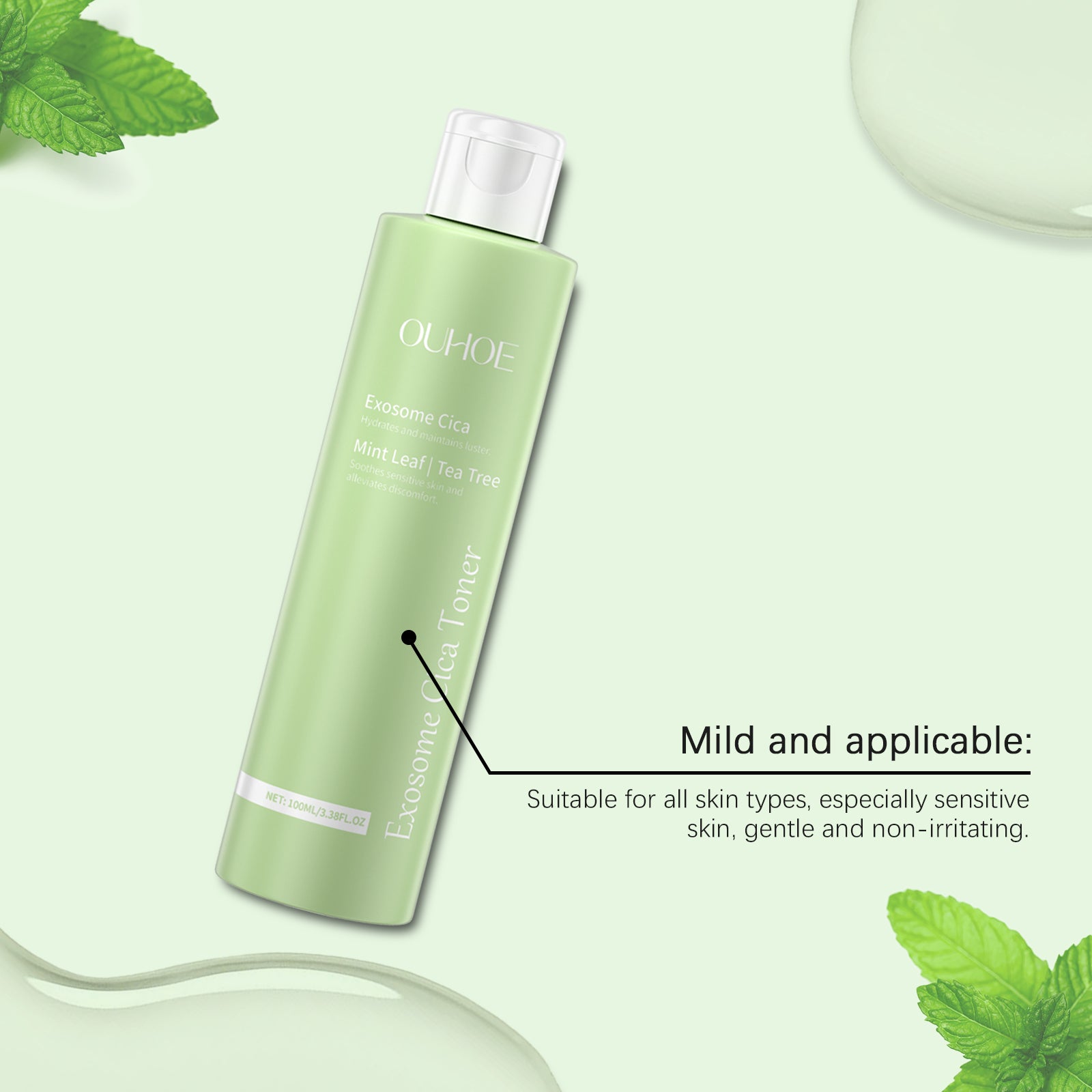 Centella Daily Facial Toner for Hydrating and Soothing