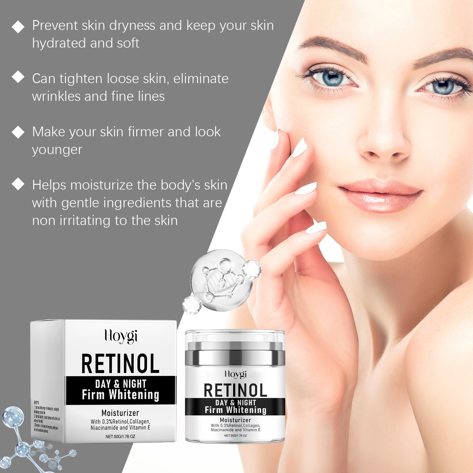 Facial Moisturizer Nourishing Hydrating Daily Care Cream