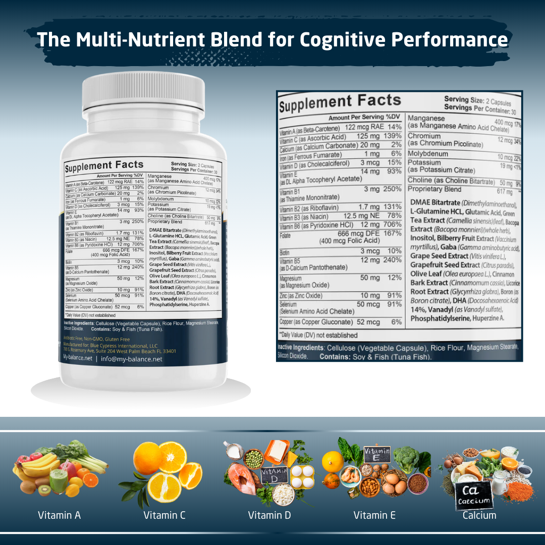 Clarity Bright Minds Multivitamin for Daily Wellness