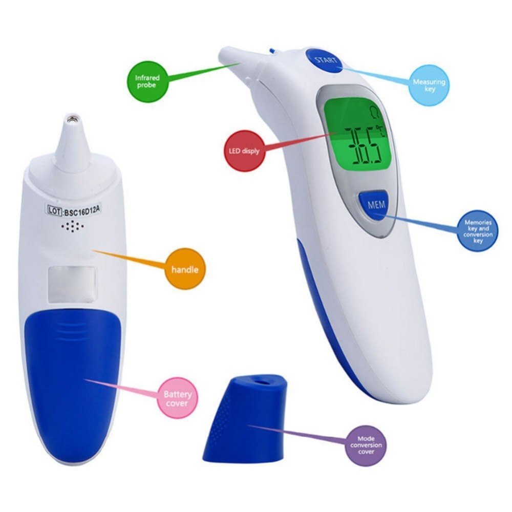 Digital Infrared Forehead and Ear Thermometer for Babies