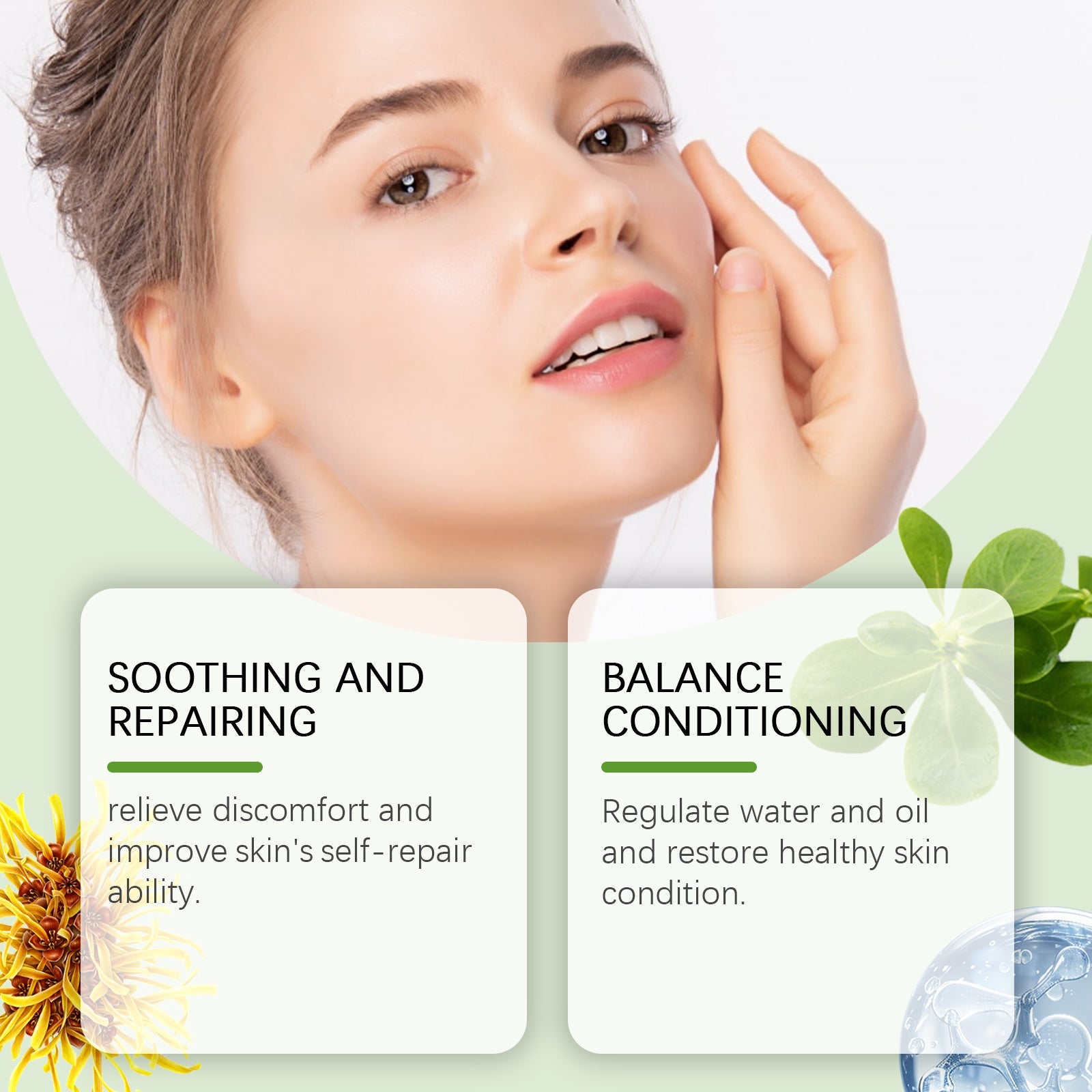 Purslane Soothing Repair Serum for Hydrating Skin