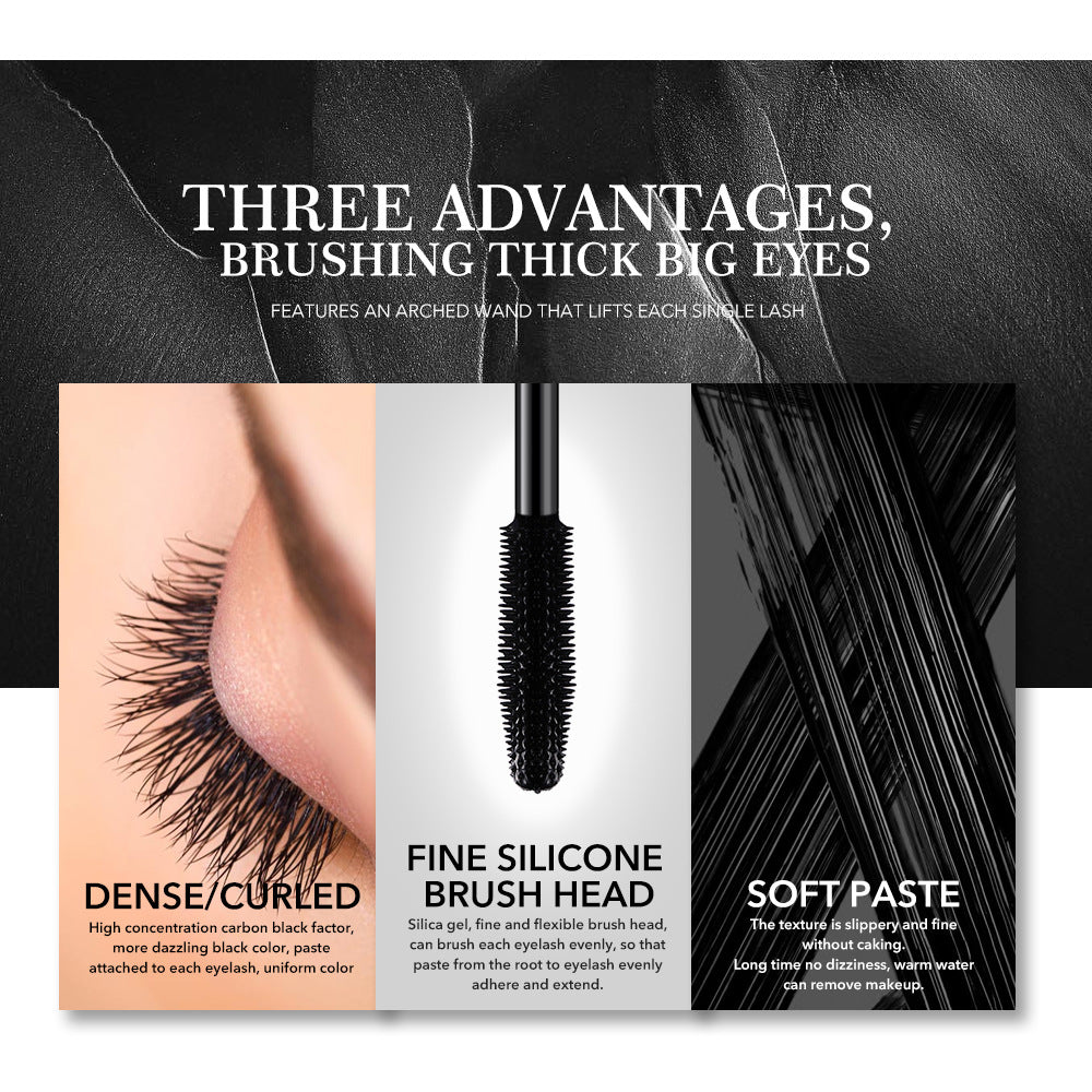 Thickening Waterproof Mascara for Fuller Lashes