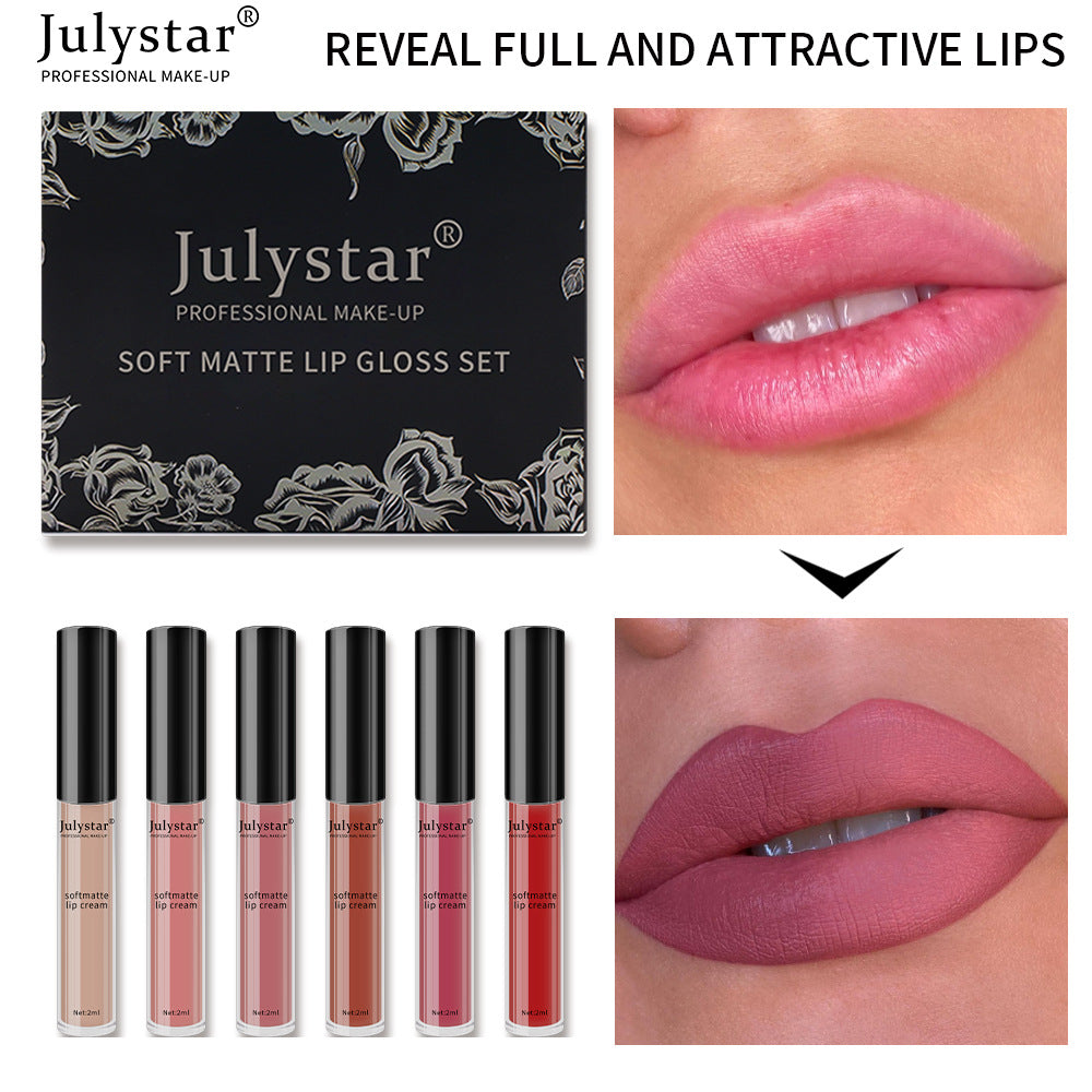 Velvet Matte Waterproof Non-Stick Lip Glaze