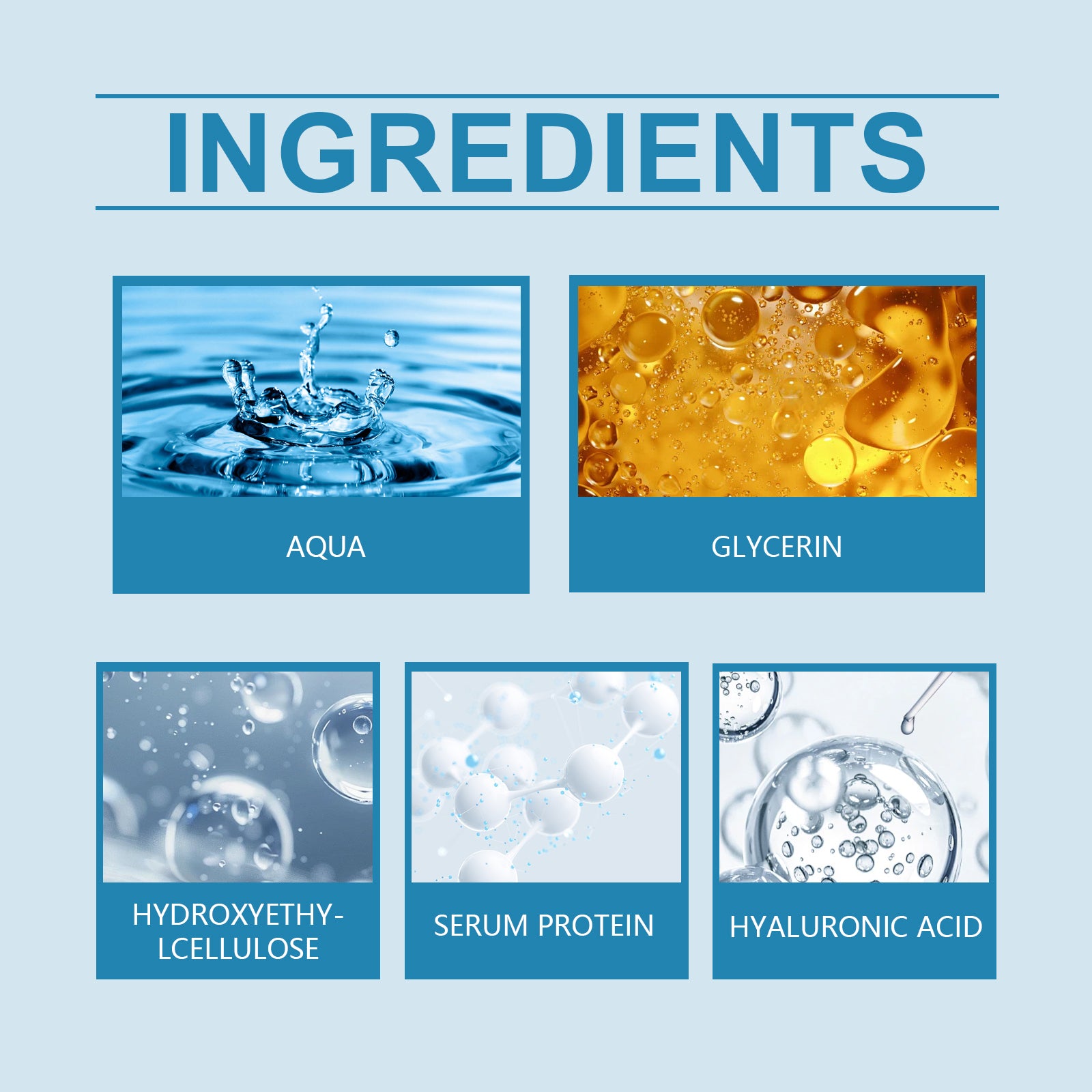 Hyaluronic Acid Face Serum for Hydrating Skin