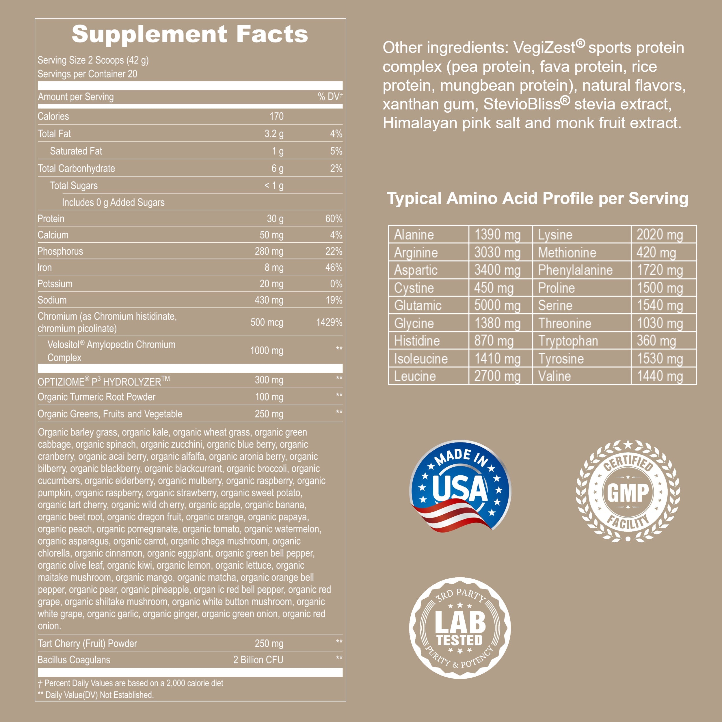Plant Based Sport Protein Powder for Fitness