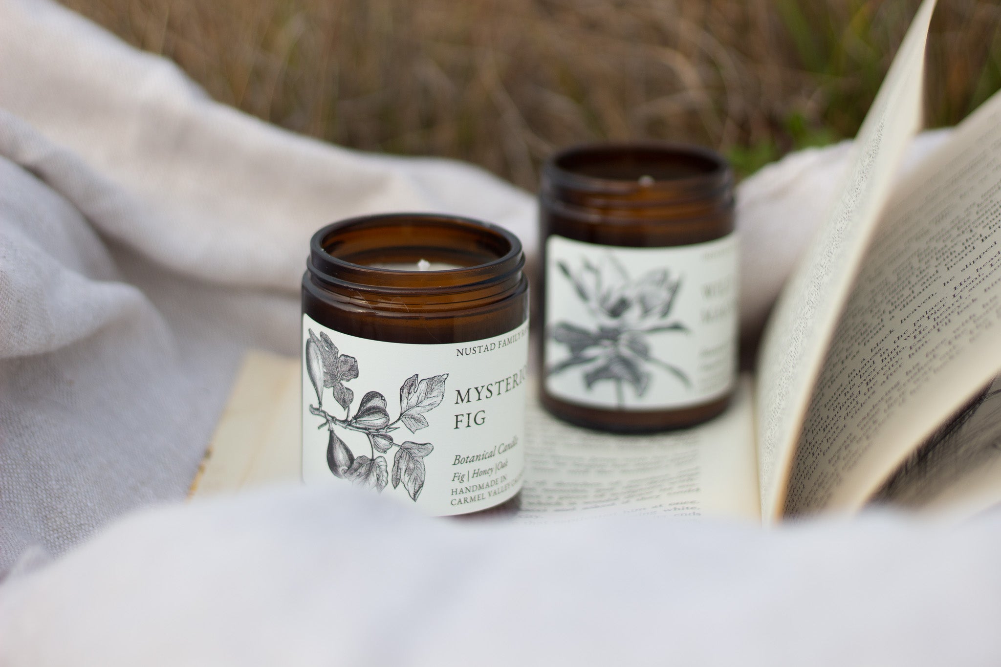 Aromatherapy Garden Candle with Essential Oils 9oz