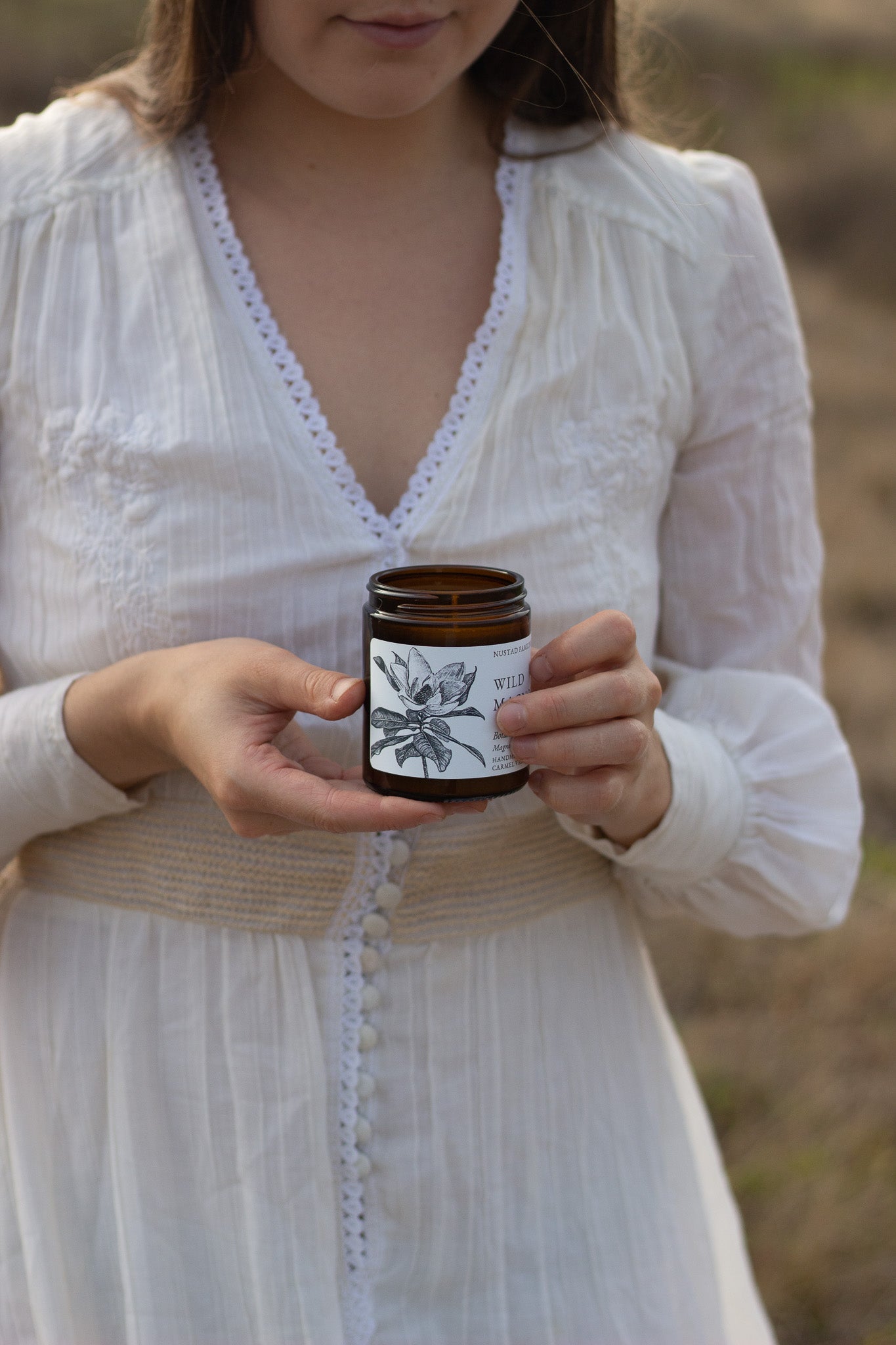 Aromatherapy Garden Candle with Essential Oils 9oz