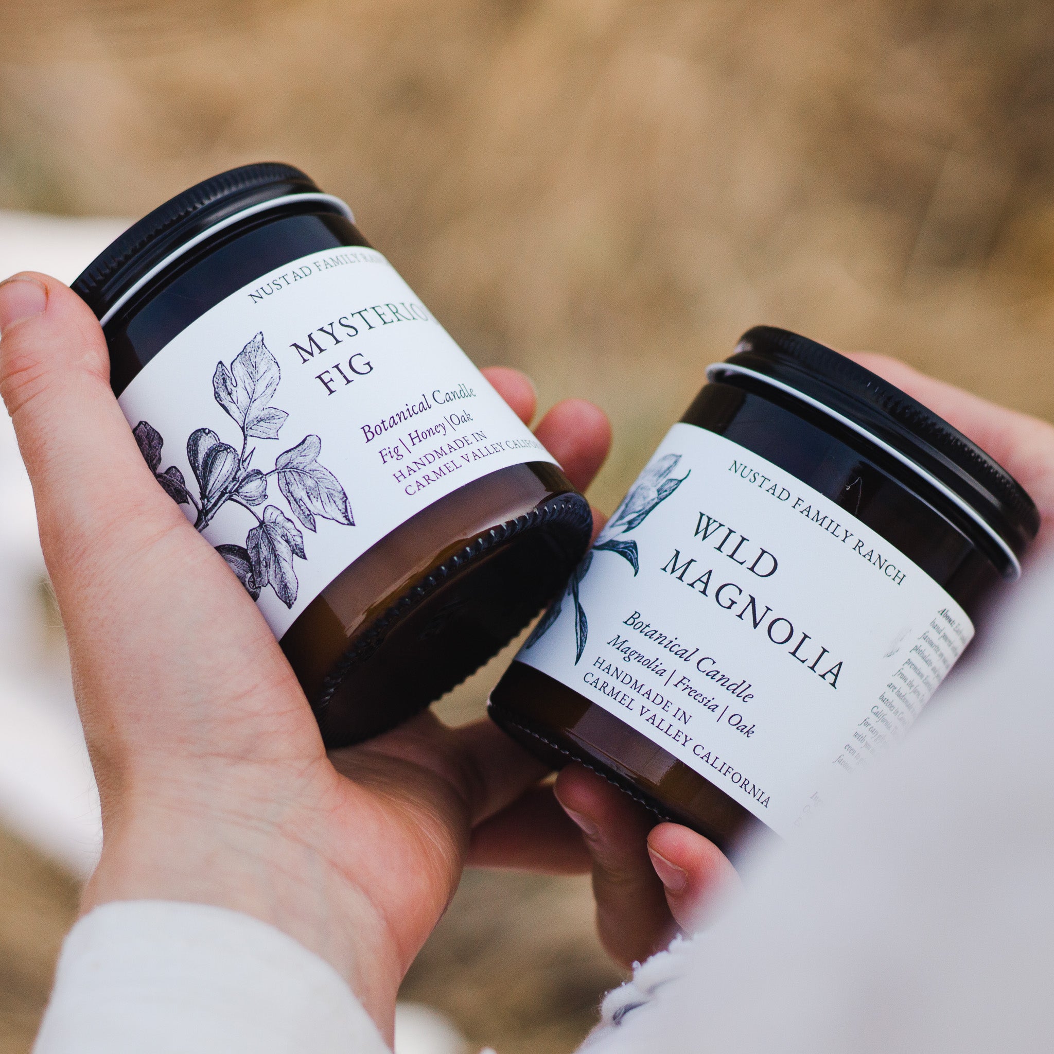 Aromatherapy Garden Candle with Essential Oils 9oz