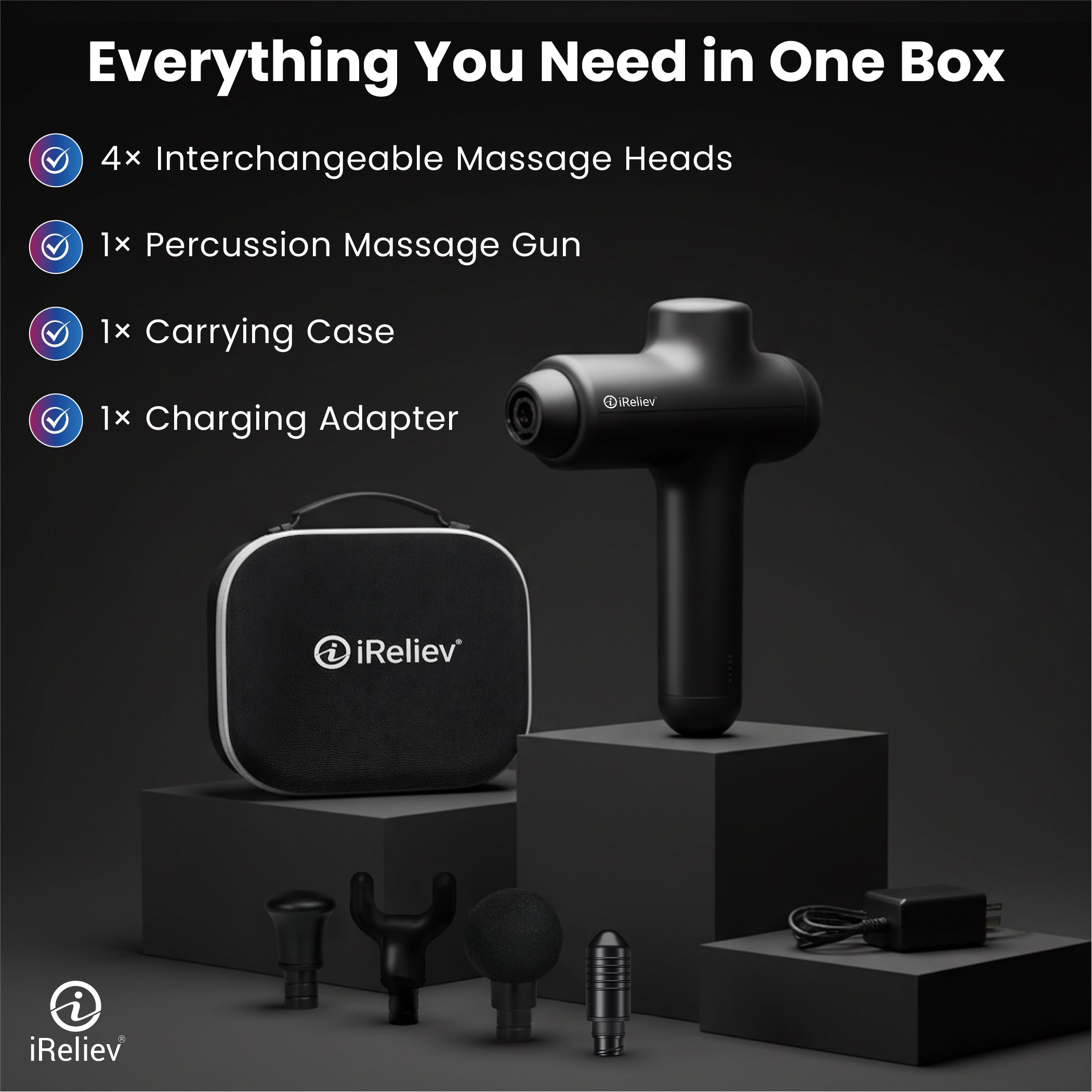 Percussion Massage Gun for Muscle Relaxation and Recovery