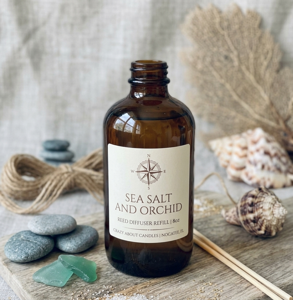 8oz Premium Reed Diffuser Refill Fragrance Oil