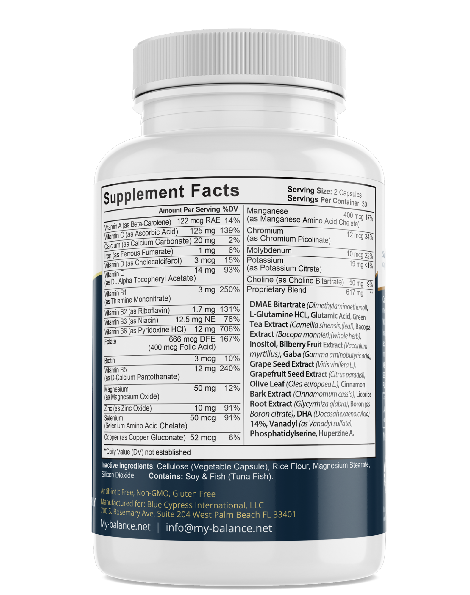 Clarity Bright Minds Multivitamin for Daily Wellness