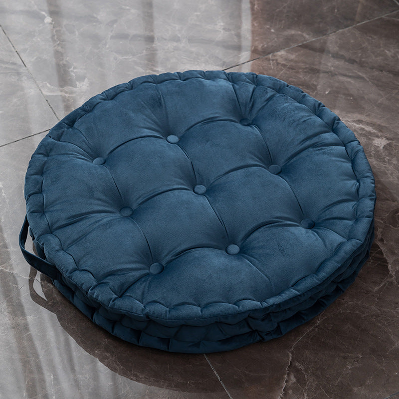 Nordic Plush Tufted Round Meditation Zafu Cushion